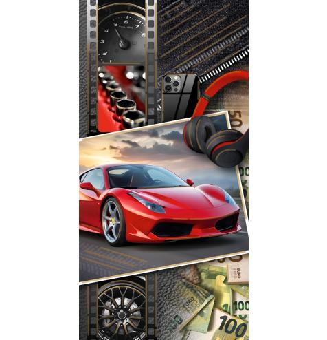 Double card, print inside