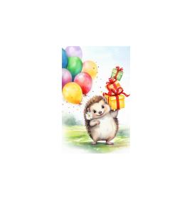 Gift card, small, double (figural) 27149