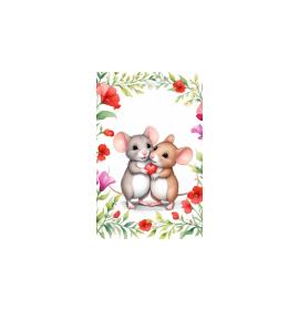 Gift card, small, double (figural) 27151