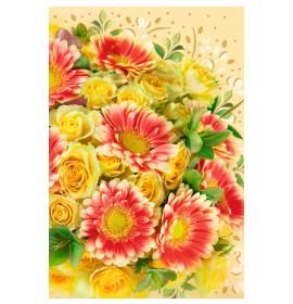 Standard double card, print inside 27091