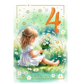 Standarta dubulta kartīte, apdruka iekšpusē 04-27124