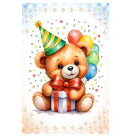 Standarta dubulta kartīte, apdruka iekšpusē 27066