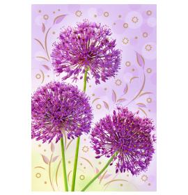 Standarta dubulta kartīte, apdruka iekšpusē 27074