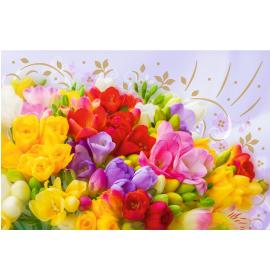 Standarta dubulta kartīte, apdruka iekšpusē 27078