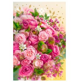 Standarta dubulta kartīte, apdruka iekšpusē 27081