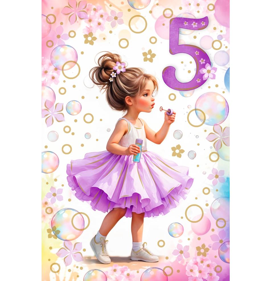 Standarta dubulta kartīte, apdruka iekšpusē