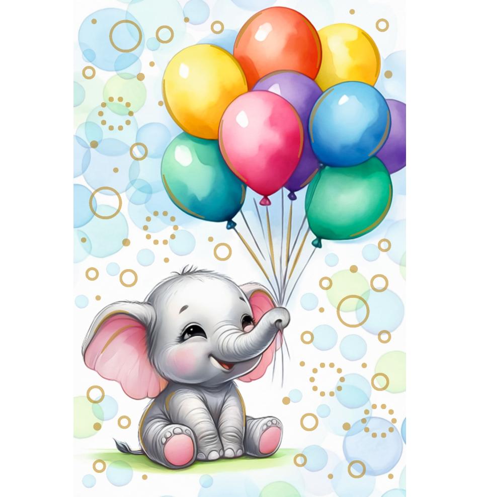 Standarta dubulta kartīte, apdruka iekšpusē