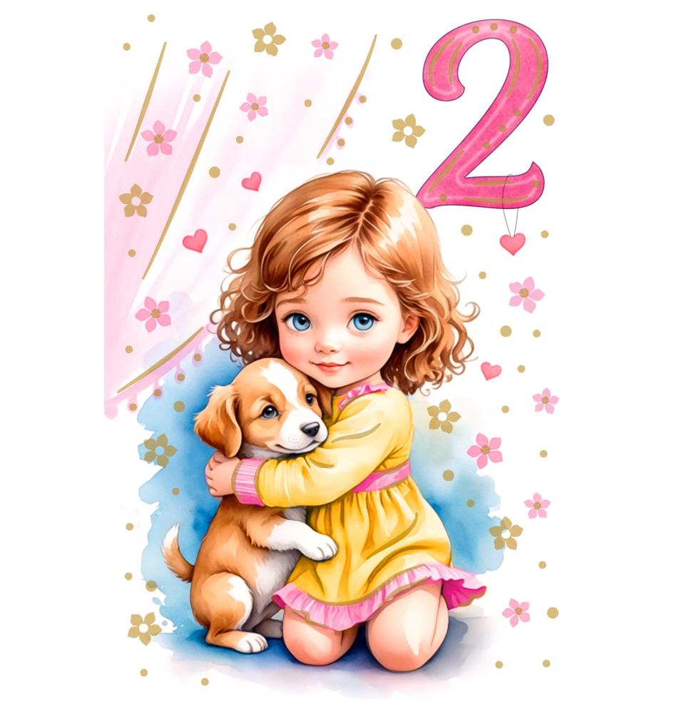 Standarta dubulta kartīte, apdruka iekšpusē