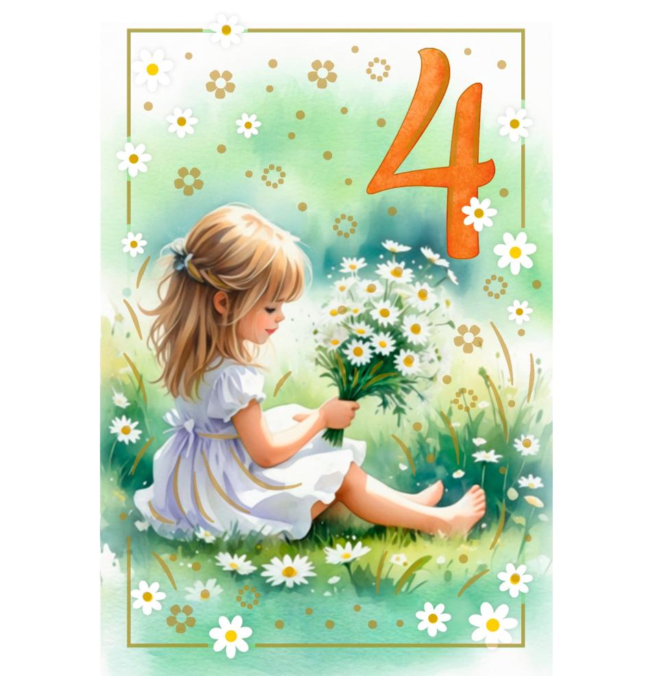 Standarta dubulta kartīte, apdruka iekšpusē