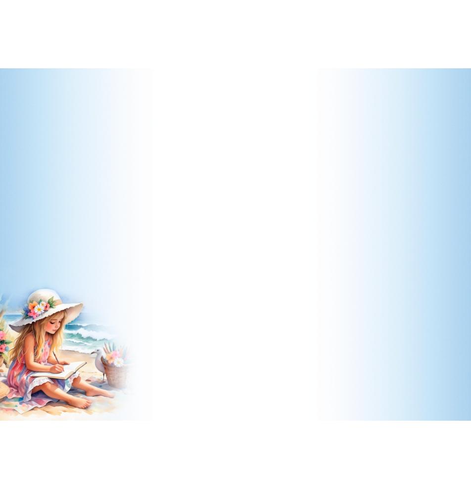 Standarta dubulta kartīte, apdruka iekšpusē