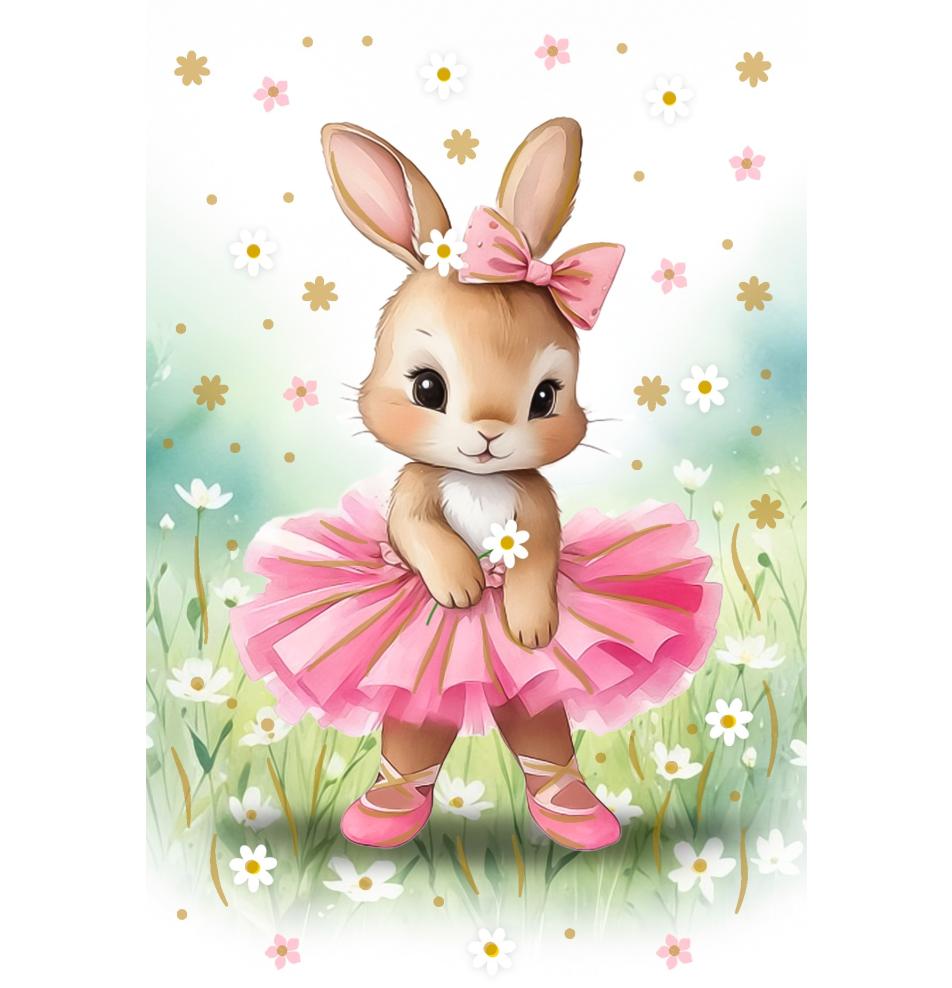 Standarta dubulta kartīte, apdruka iekšpusē