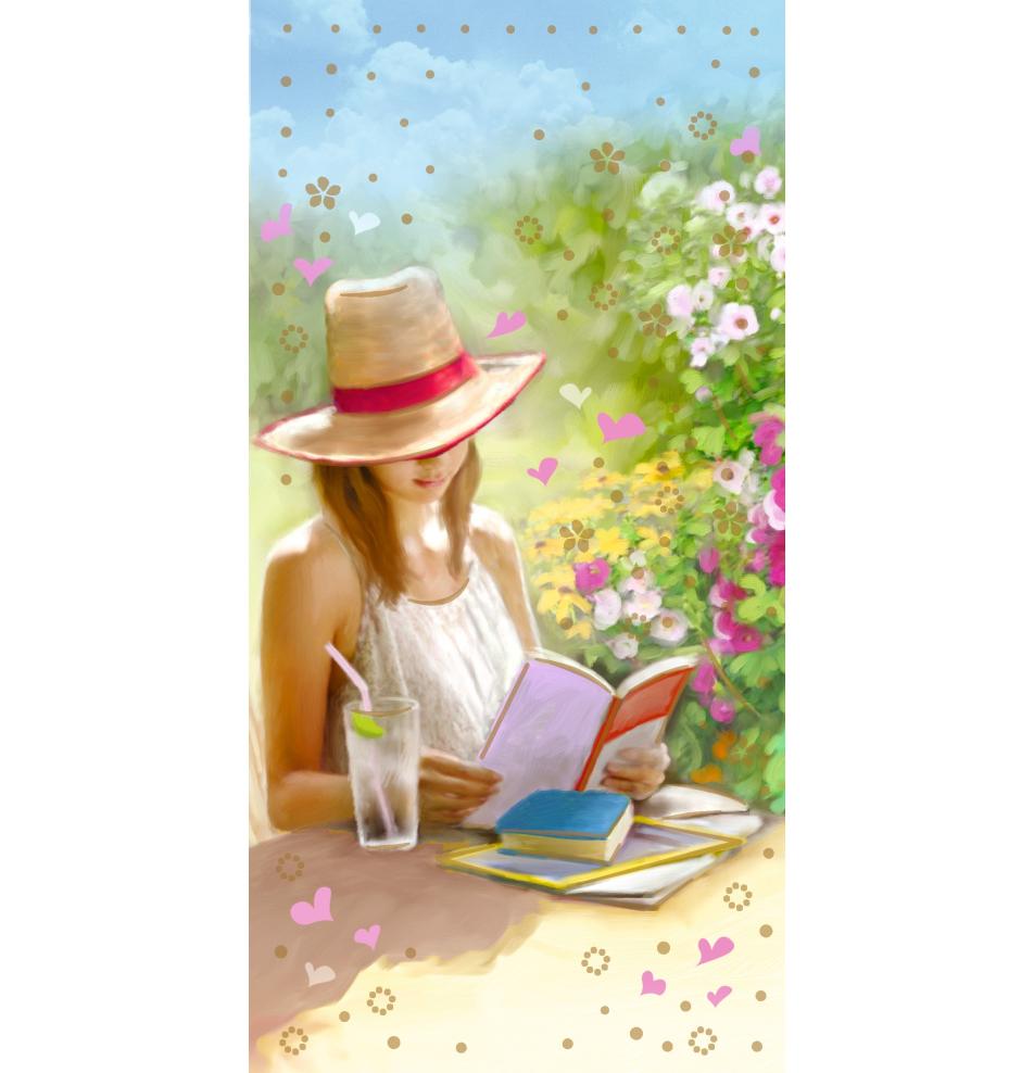 Dubulta kartīte, apdruka iekšpusē