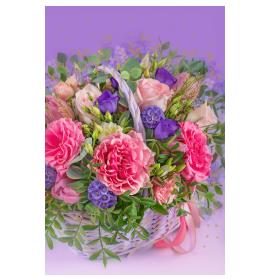 Standarta dubulta kartīte, apdruka iekšpusē 25667