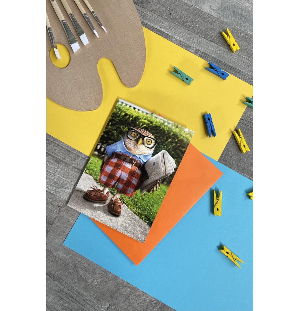 Double card, print inside