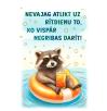 Standarta dubulta kartīte, apdruka iekšpusē