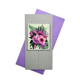 Handmade double folded card RD 1150