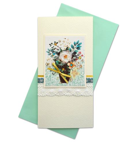 Handmade double folded card