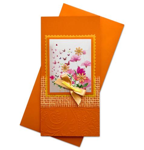 Handmade double folded card