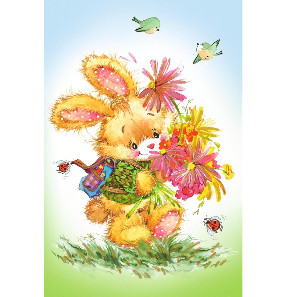 Standard double card, print inside