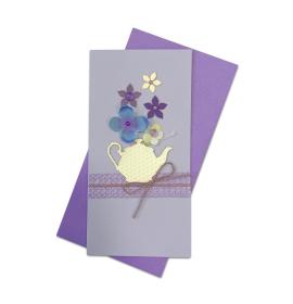 Handmade double folded card RD 1076