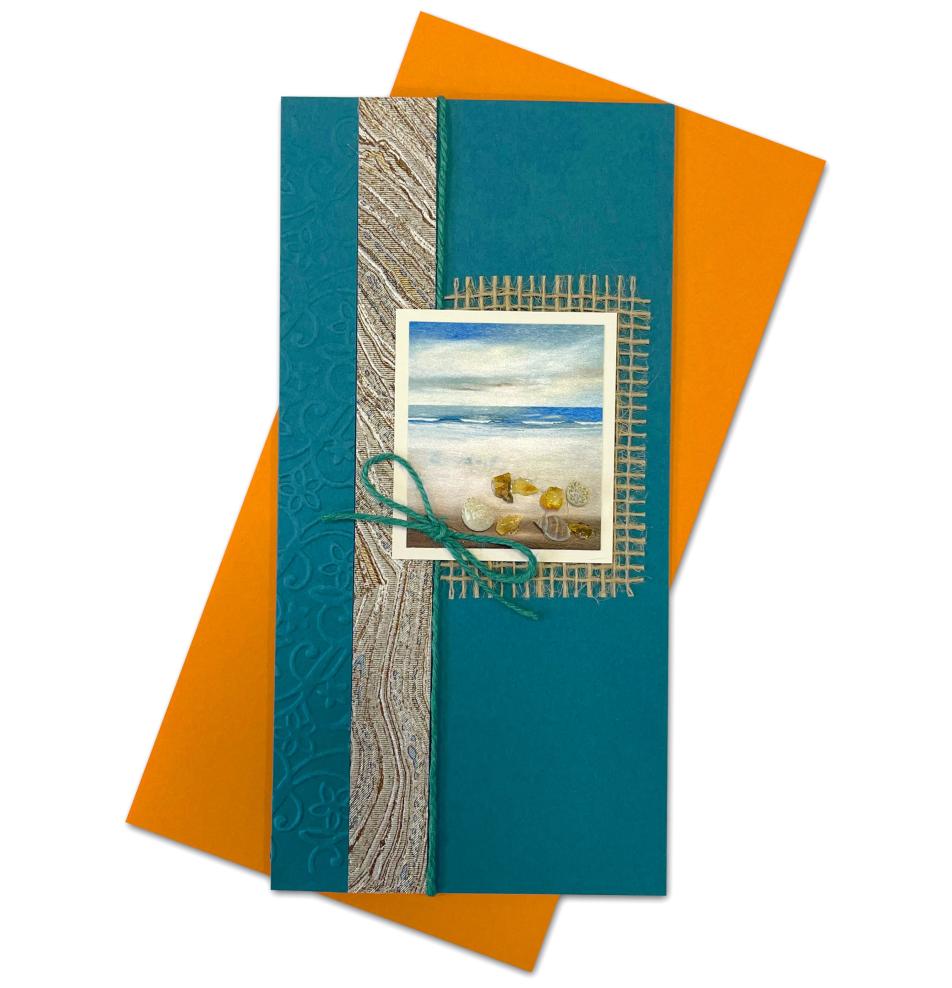 Handmade double folded card