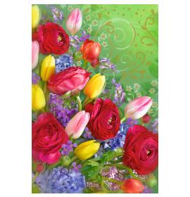 Standard double card, print inside 24108