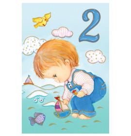 Standarta dubulta kartīte, apdruka iekšpusē 02-24137