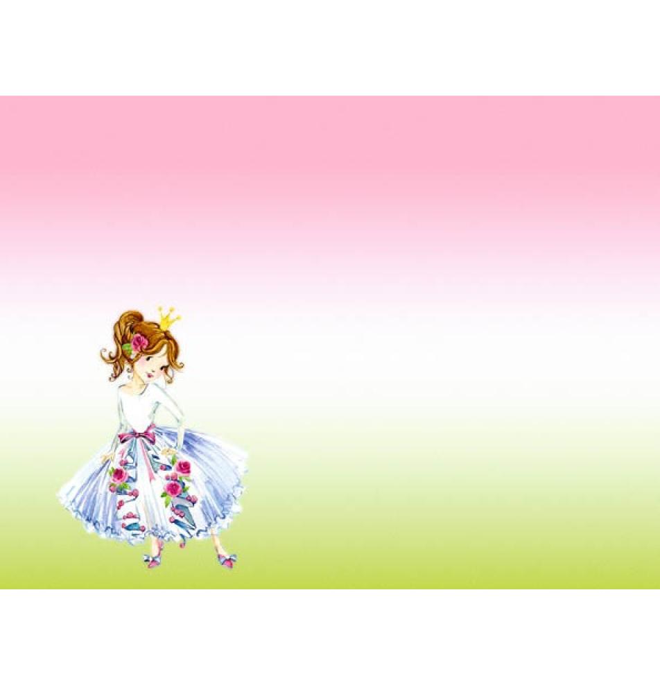 Standarta dubulta kartīte, apdruka iekšpusē