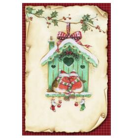 Standarta dubulta kartīte, apdruka iekšpusē 22411