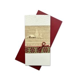 Handmade double folded card RD 1216