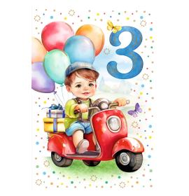 Standarta dubulta kartīte, apdruka iekšpusē 03-25137