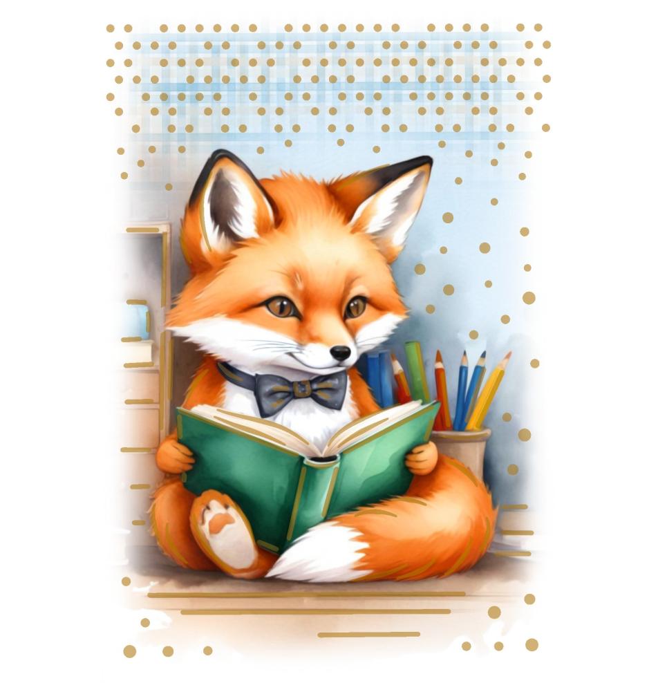 Standarta dubulta kartīte, apdruka iekšpusē