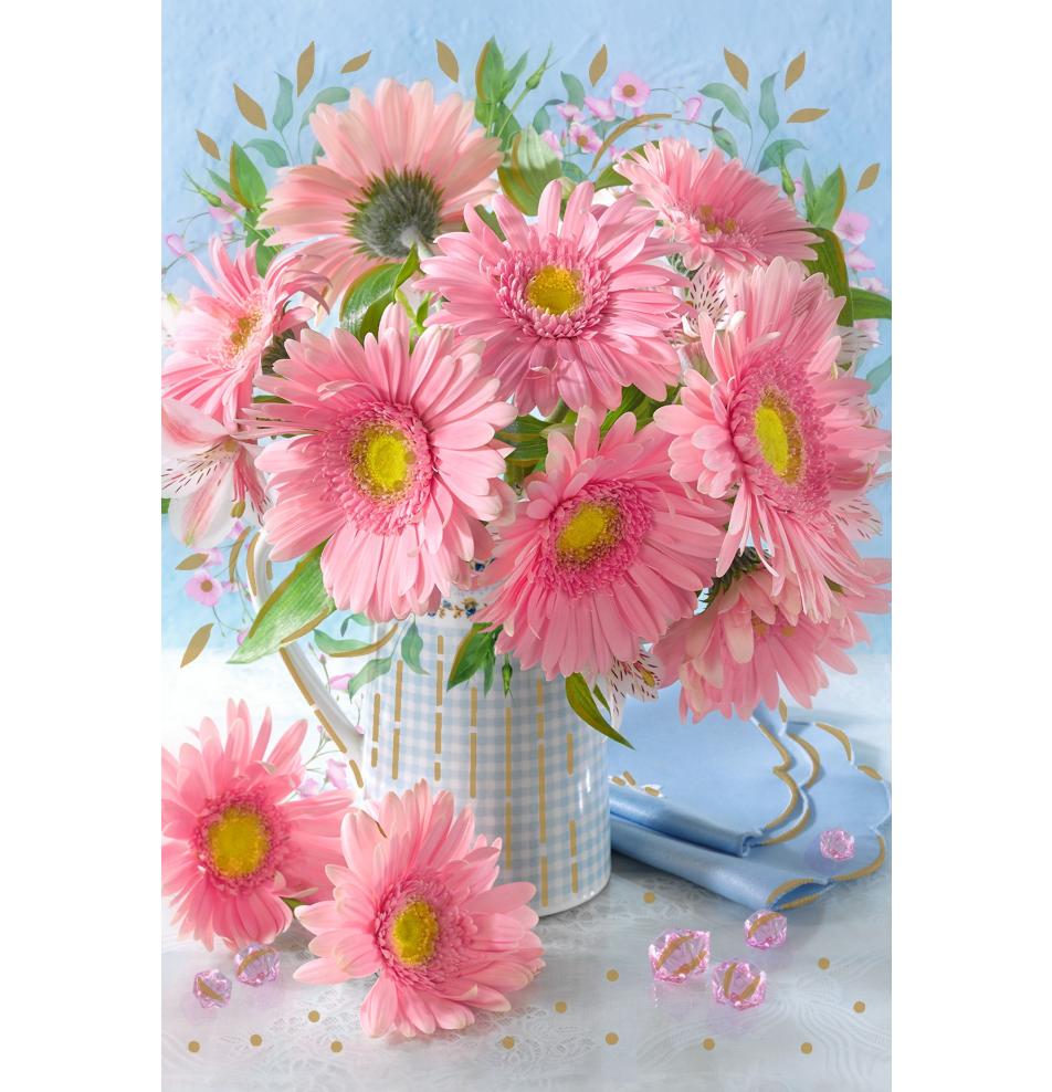 Standarta dubulta kartīte, apdruka iekšpusē