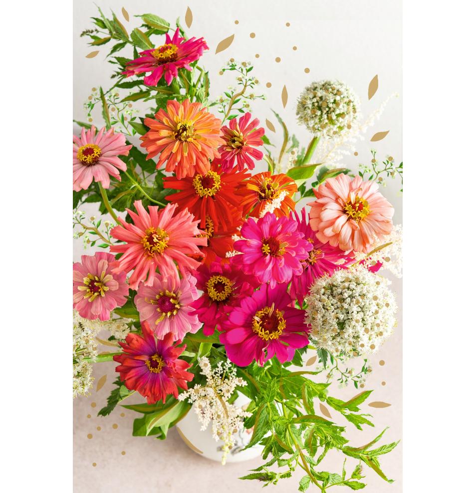 Standarta dubulta kartīte, apdruka iekšpusē