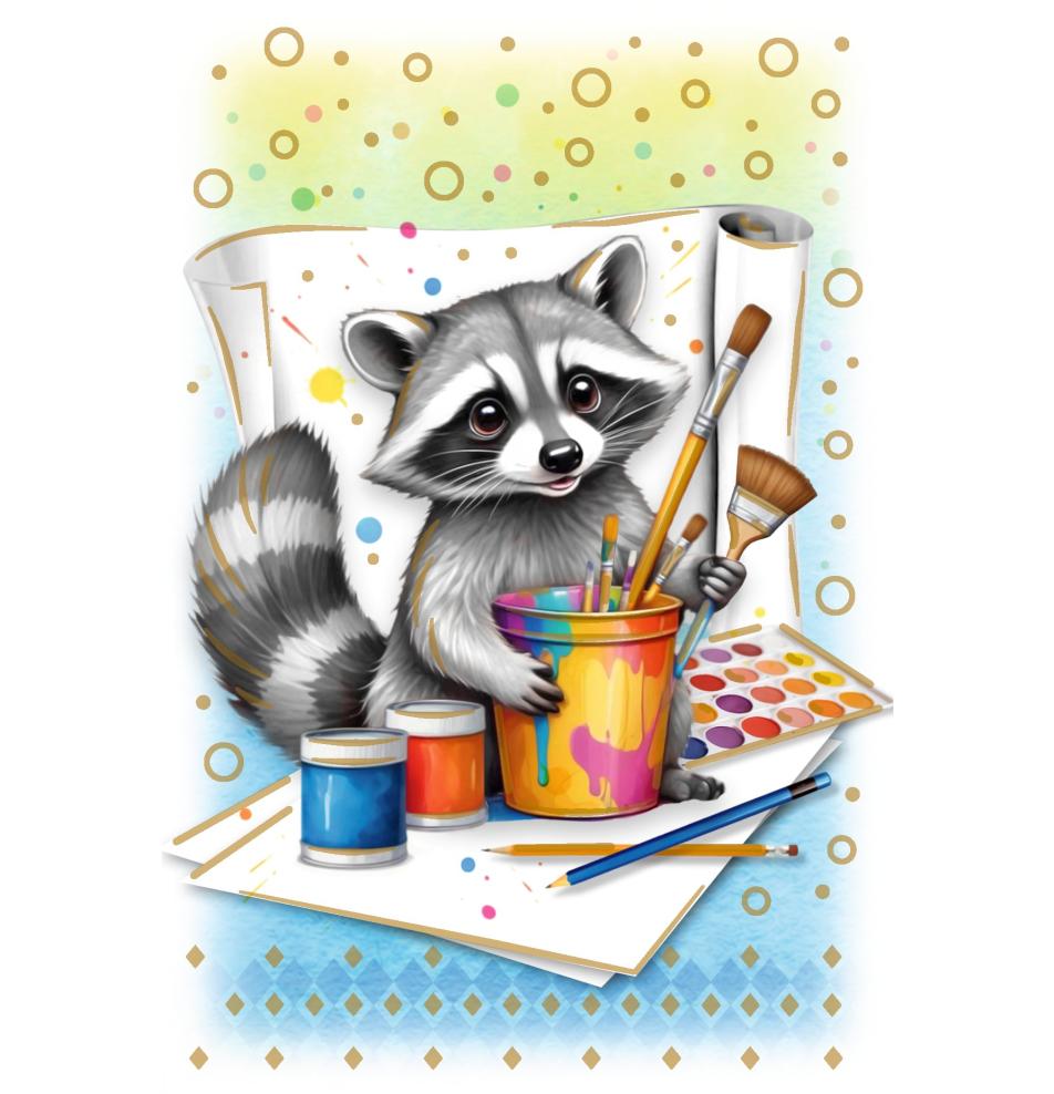 Standarta dubulta kartīte, apdruka iekšpusē