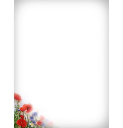 Standard double card, print inside