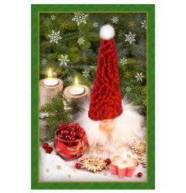 Standarta dubulta kartīte, apdruka iekšpusē 23447