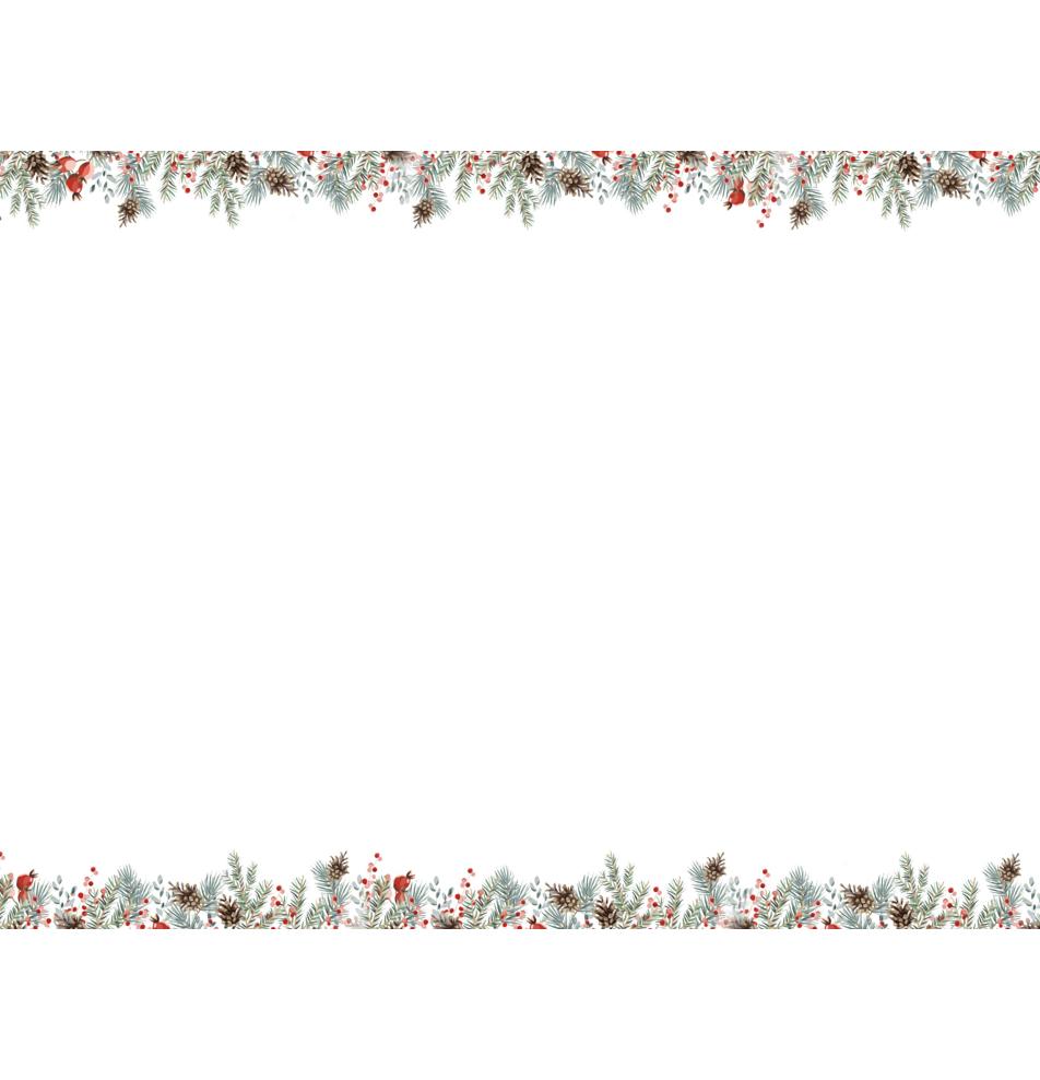 Standarta dubulta kartīte, apdruka iekšpusē