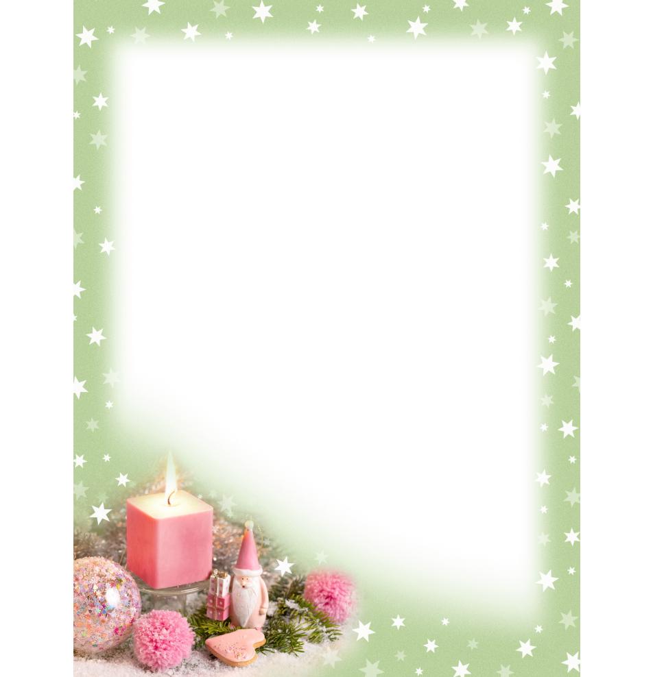 Standarta dubulta kartīte, apdruka iekšpusē