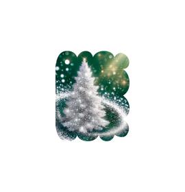 Gift card, small, double (figural) 27673