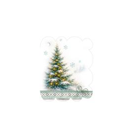 Gift card, small, double (figural) 27680