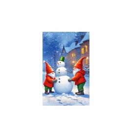 Gift card, small, double (figural) 27707