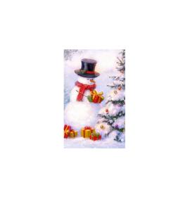 Gift card, small, double (figural) 27708
