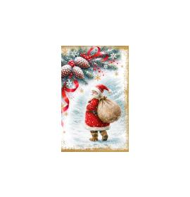 Gift card, small, double (figural) 27709