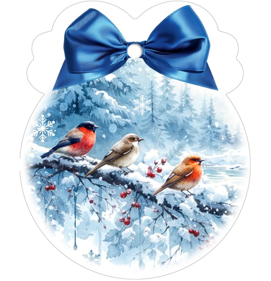 Gift card, small, double (figural)