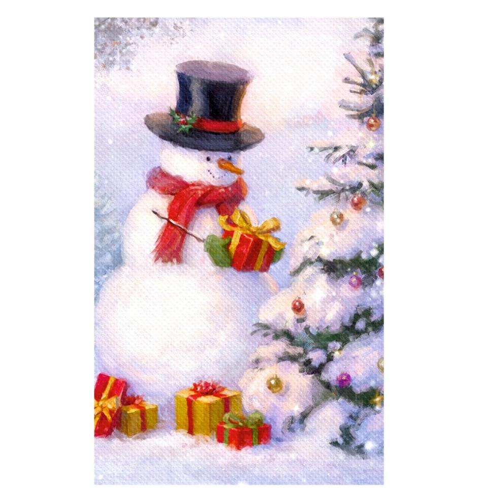Gift card, small, double (figural)