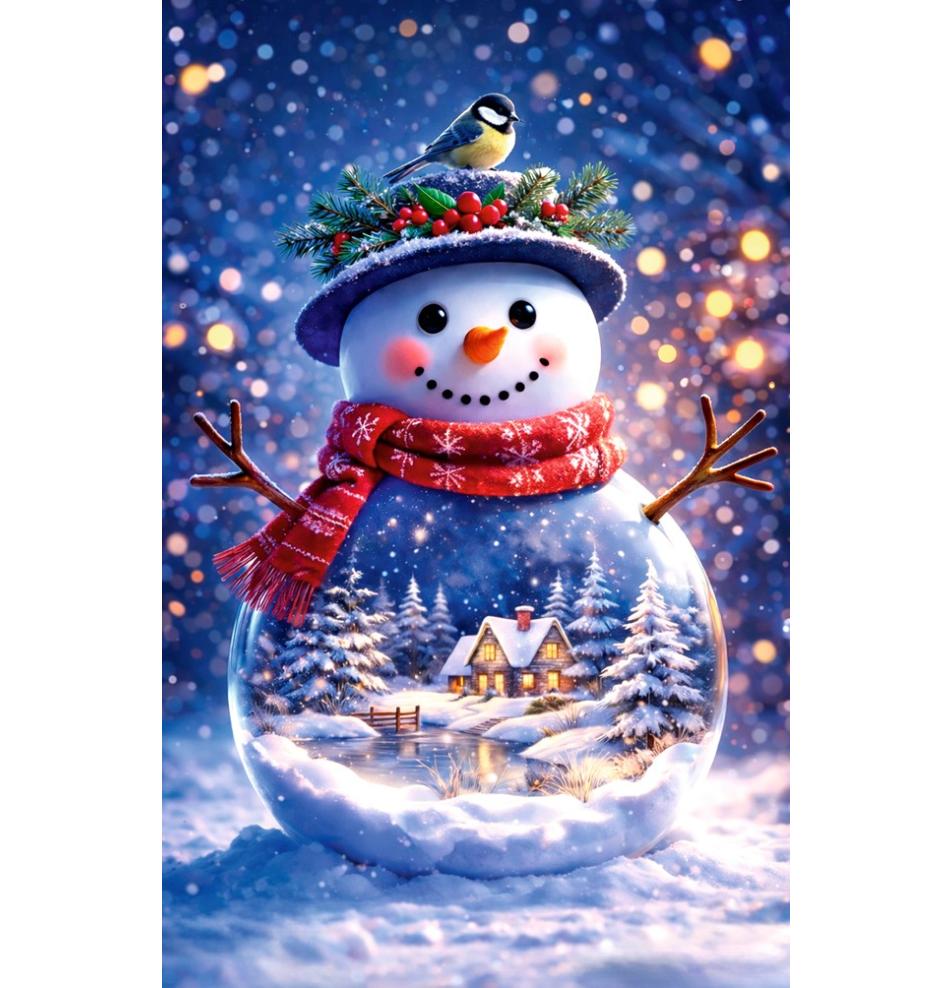 Gift card, small, double (figural)