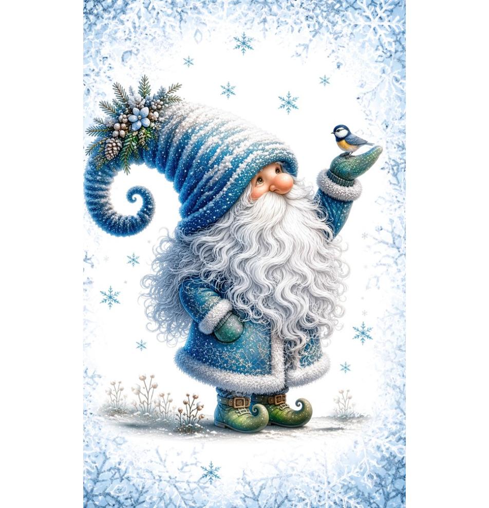 Gift card, small, double (figural)