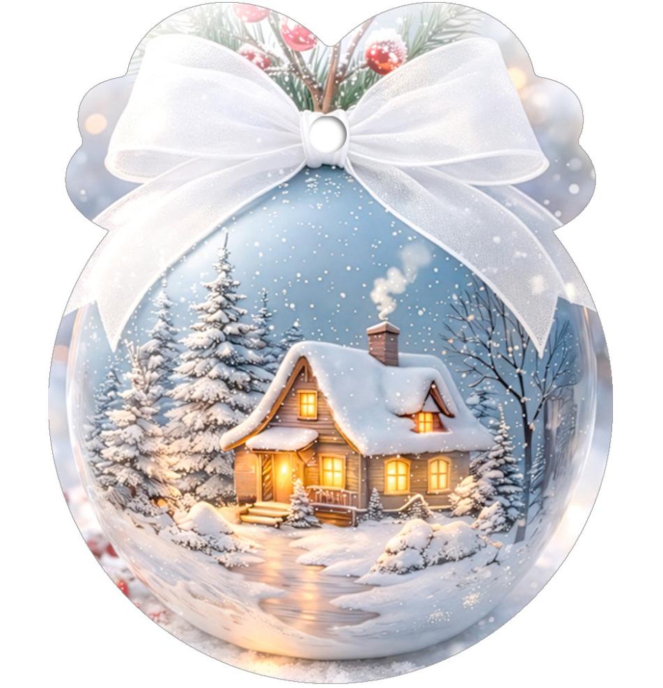 Gift card, small, double (figural)