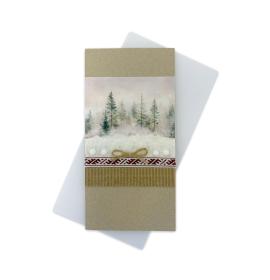 Handmade double folded card RD 1398